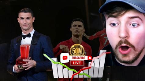 🔴live Ur Cristiano Ronaldo Vs Mrbeast Sub Count Battle Cristiano