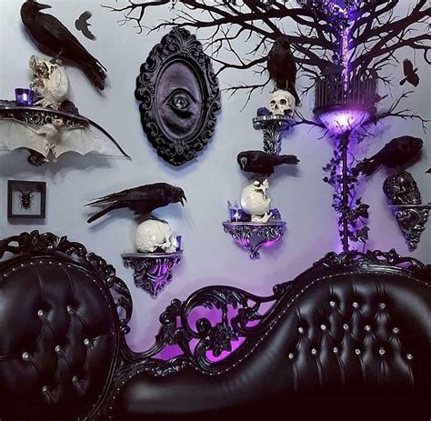 Oval Eye Sculpture Art Black Gothic Wall Decor Witchy Wall Art Goth