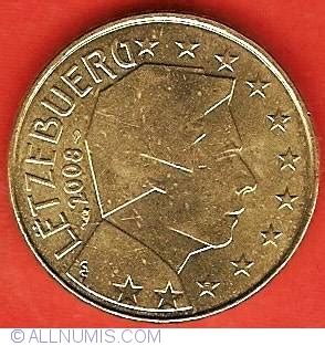 50 Euro Cent 2008 Euro 2002 prezent Luxemburg Monedă 19286