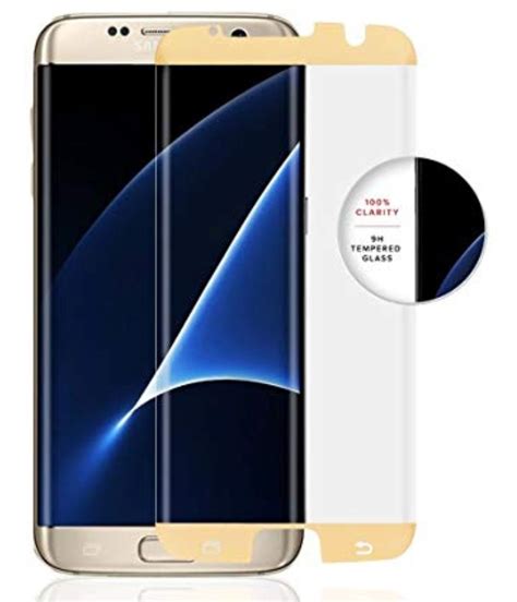 Película De Vidro Dourada Galaxy S7 Edge Curva Later Mercadolivre