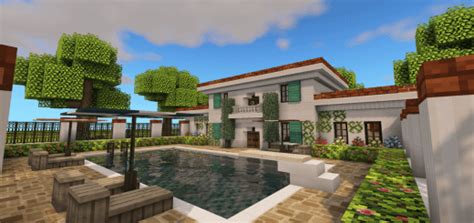 Cosy Mediterranean Villa Minecraft Map