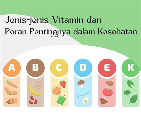 Jenis Jenis Vitamin Dan Peran Pentingnya Dalam Kesehatan Situs Berita