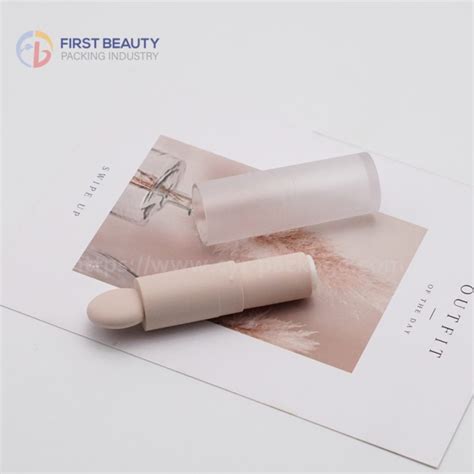 Frosted Plastic Lipstick Tube Nude Color First Beauty Is A Factory