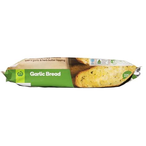 Woolworths Frozen Garlic Bread 225g Woolworths