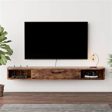 Amazon Bixiaomei Floating Tv Unit Wall Mounted Tv Cabinet