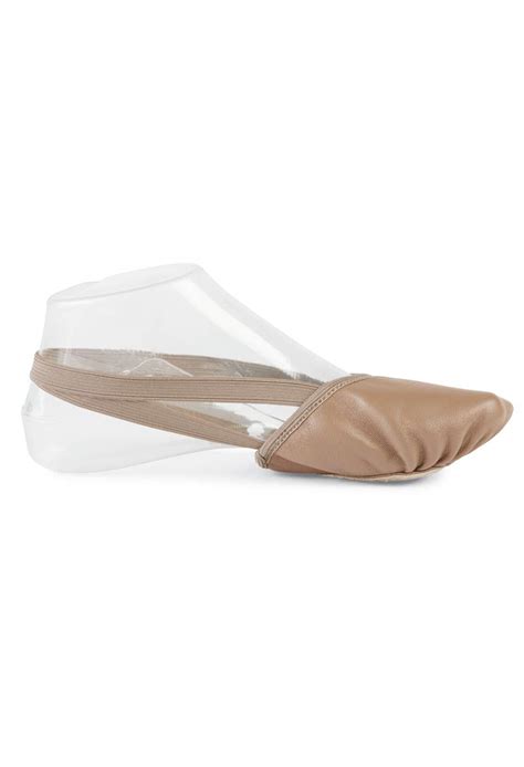 Balera Womens Dance Shoe Half Sole Turner Leather Nude The Retail Market