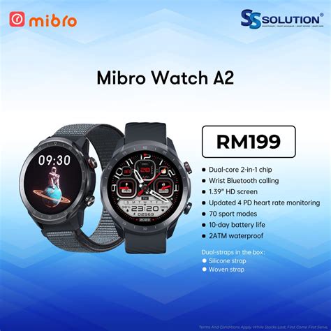 Mibro Watch A Hd Screen Sport Modes Day Battery Life