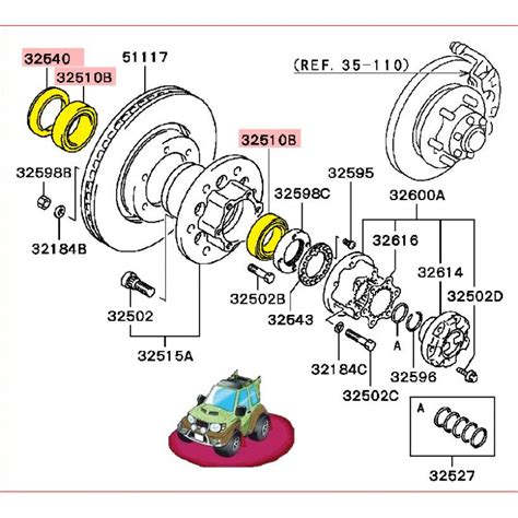 Kit Roulement De Roue Avant Adaptable L200 2 5L TDI K74