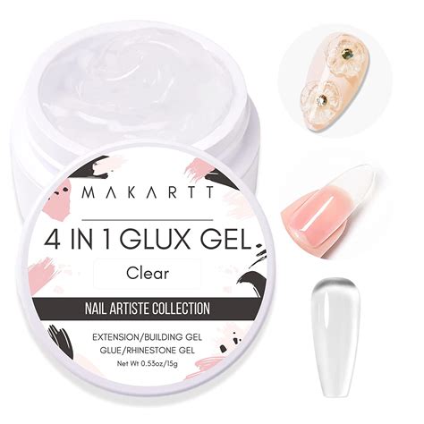 Makartt 4in1 Flux Gel Solid Nail Extension Gel Builder Nagelgel 15 Ml