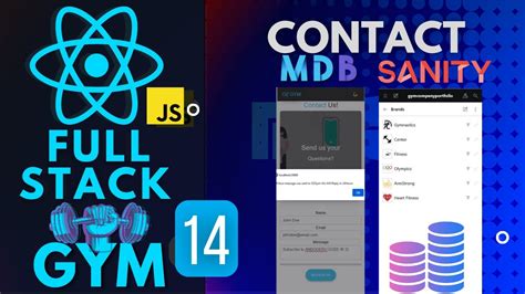 Build A Full Stack Gym In React Javascript Contact Form Page With