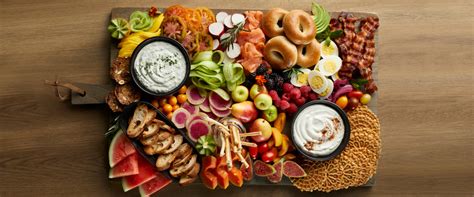 Brunch Board With Sweet Savory Greek Yogurt Dips Fage Yogurt