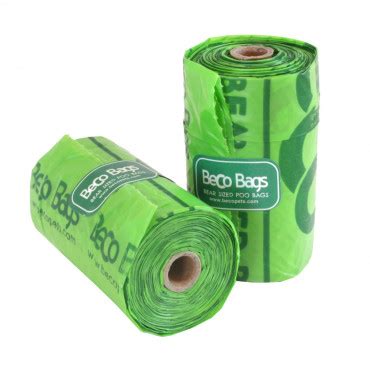 Paquete De Rollos De Bolsas Biodegradables Para Desechos De Perro Beco