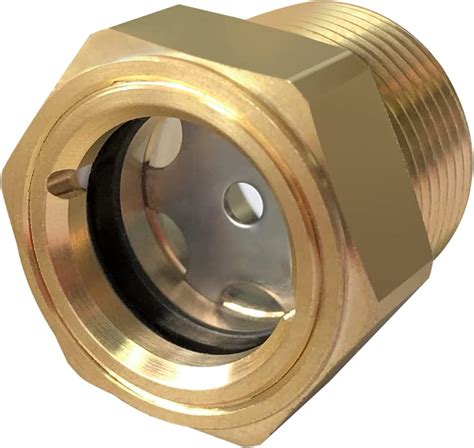 Npt Air Compressor Oil Sight Glass Male Hex Head Compresssor Oil