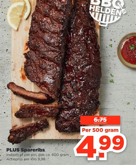 Plus Spareribs Aanbieding Bij PLUS