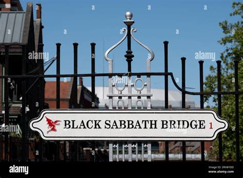Black Sabbath Bridge, Broad Street, Birmingham, West Midlands, England ... 