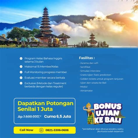 Internship Program Pendaftaran Dan Biaya Paket Kursus Kampung Inggris