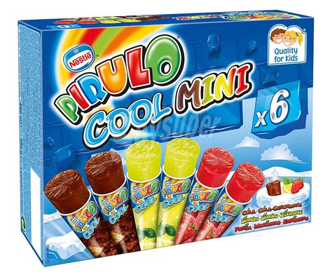 Nestlé Pirulo Mini Cool Sabor Cola Limón Y Fresa 6 U