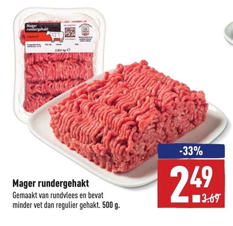 Mager Rundergehakt 500g Aanbieding Bij ALDI