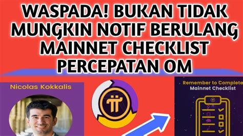 Updates Pi Network Waspada Bukan Tidak Mungkin Notif Berulang