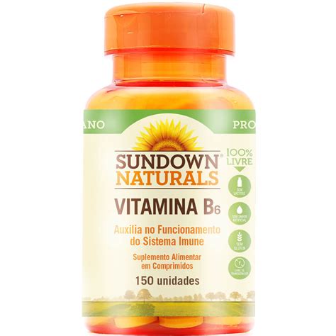 Vitamina B Tabs Sundown Clean Nutrition Meu Mundo Fit