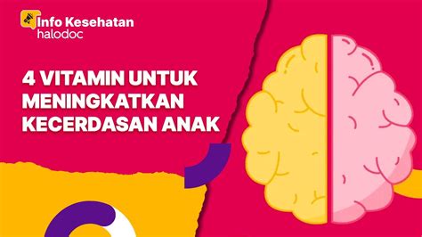 Jenis Vitamin Untuk Kecerdasan Otak Anak YouTube