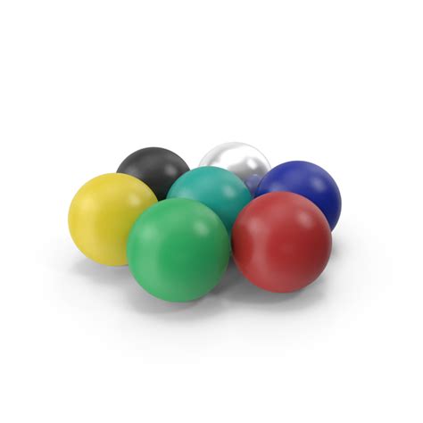 Set Of Colored Plastic Balls PNG Images & PSDs for Download ...