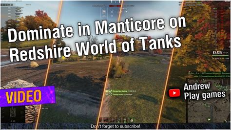 Dominate In Manticore On Redshire World Of Tanks Worldoftanks Wot