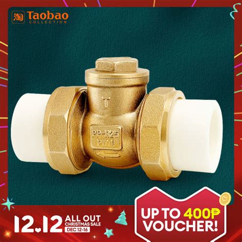 Check Valve PPR Hot Melt Joint Horizontal Water Stop Valve Cut Off