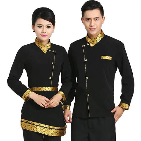 New Design Chinese Restaurant Uniforms Chinese Hotel Waiter Uniforms ...