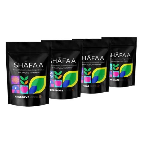 Shafaa Evolve Magic Mushroom Microdosing Gummy Bears Mushroom