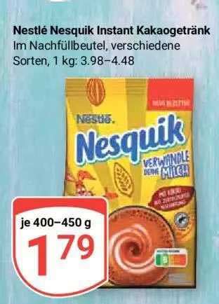 Nestl Nesquik Instant Kakaogetr Nk Angebot Bei Globus Prospekte De