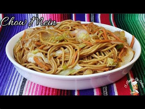 Como Hacer Chow Mein Comida China F Cil Youtube