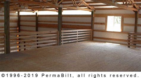 Pole Barn Interior Wall Framing