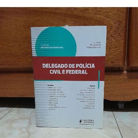 Prova Oral Delegado de Polícia Civil e Federal Livro Editora