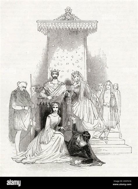 Illustration By Kenny Meadows To Hamlet Prince Of Denmark By William