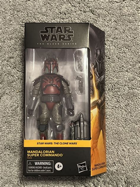 Star Wars The Black Series Mandalorian Super Commando Hasbro Clone Wars