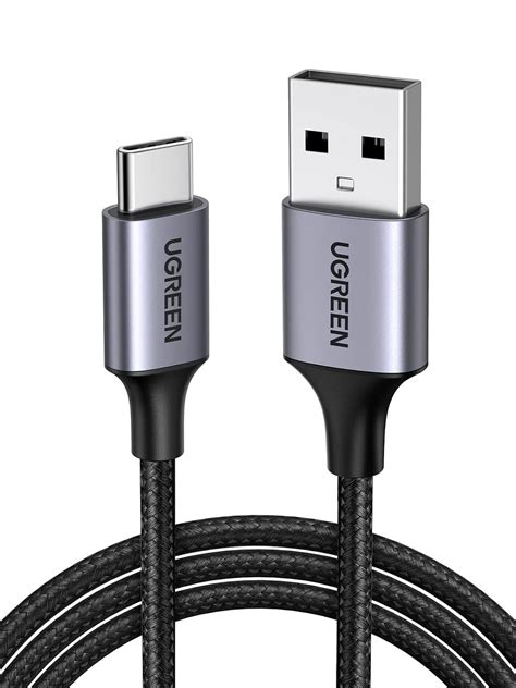 UGREEN Type C Cable 0 25M USB C Cable Nylon Braided Fast Charging USB