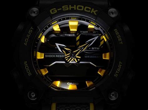 Ga A A Analog Digital Yellow And Black Men S Watch G Shock Casio