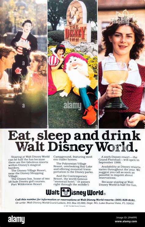 Disney World Advertisements Hi Res Stock Photography And Images Alamy
