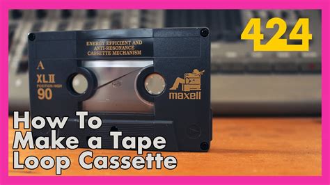 How To Make A Tape Loop Cassette W Special Guest Catbro Youtube