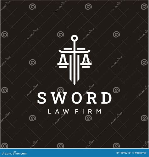 Law Firm Logo Icon Vector Design Universal Legal Lawyer Justice