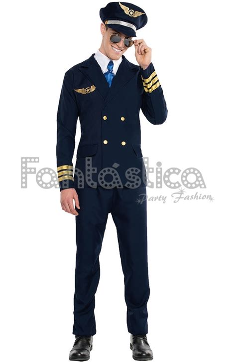 Disfraz Para Hombre Piloto De Avi N