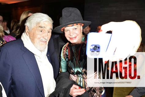 Mario Adorf And Barbara Engel At The Actors Dinner In Honor Of Mario