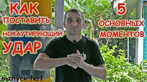Как поставить нокаутирующий удар! Техника удара,5 основных моментов для ...