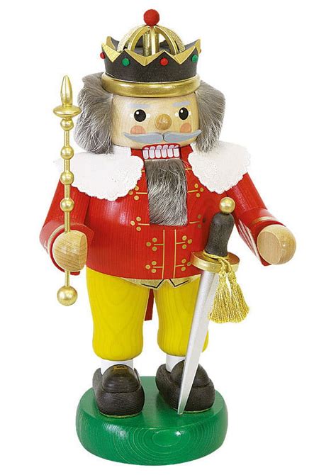 German Nutcracker King Red Height 33 Cm 13 Inch Original Erzgebirge