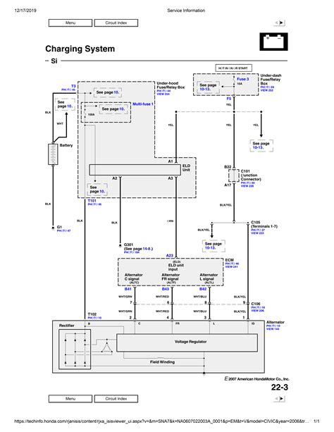 Honda Civic 2006 Wiring Diagrams