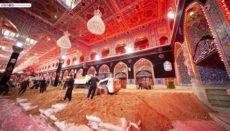 In Pictures Preparing Imam Hussain Shrine Gates To Receive The