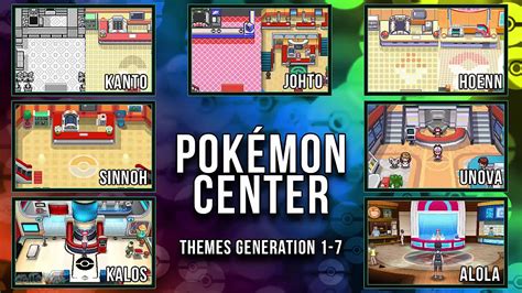 Evolution Of Pokémon Center In All Gen 1 8 1996 2020