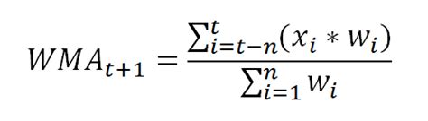 Smoothing Methods Weighted Moving Average Kaggle