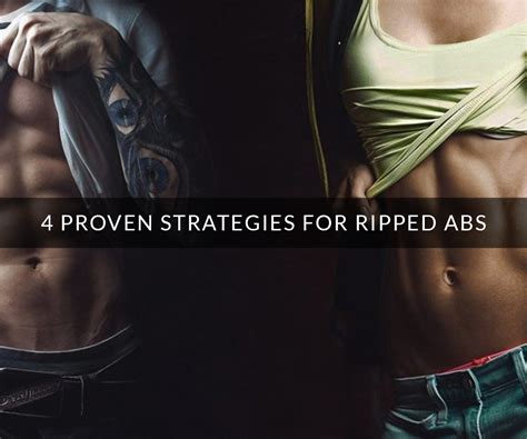 4 Proven Strategies for Ripped Six Pack Abs